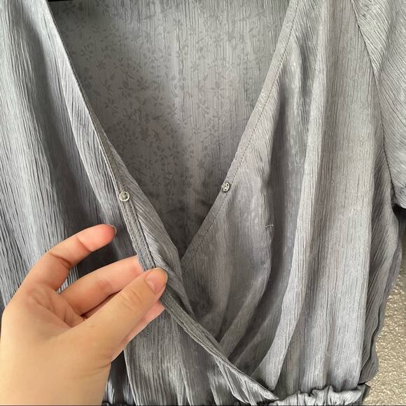 June & Hudson Faux Wrap Blouse - Picture 5 of 5